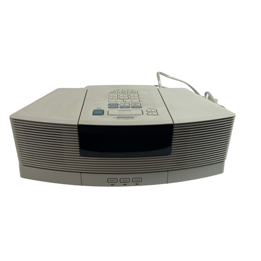 Bose Wave Radio Alarm Player AWRC-1P w‎ Auxiliary Pedestal AWACCQ CD NON WORKING